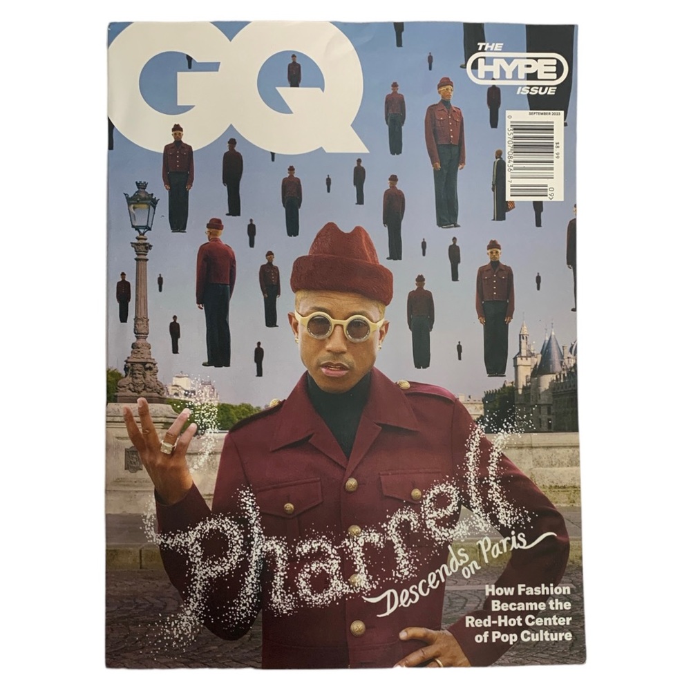 GQ Magazine September 2023 The Hype Issue Pharrell Williams Descends On Paris